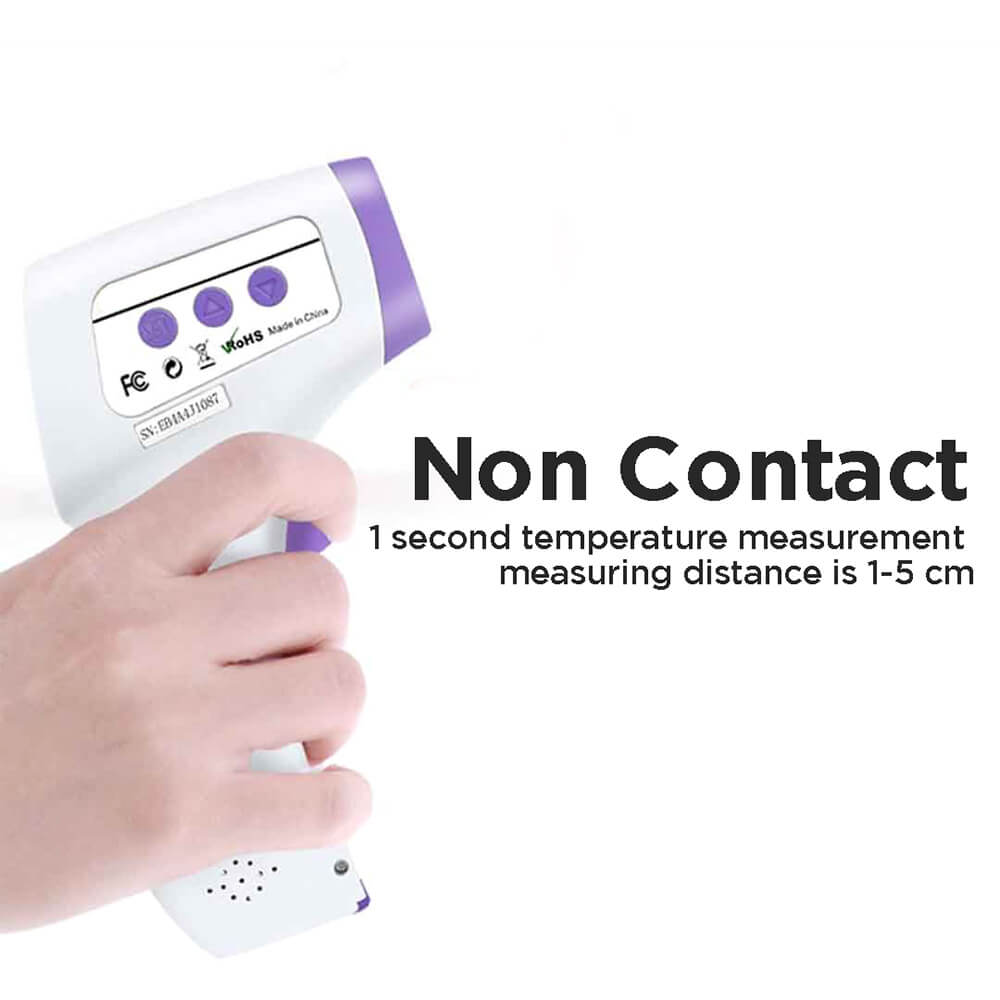 5 - HeTaiDa Infrared Thermometer (IRT) for Baby & Adult,  White 