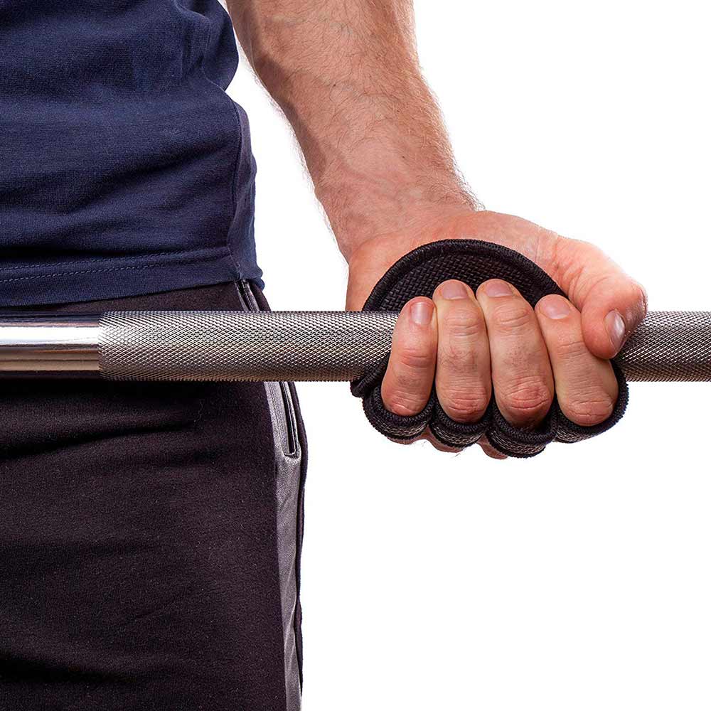 3 - Fitsy Gym Hand Grip,  Black (Pair) 