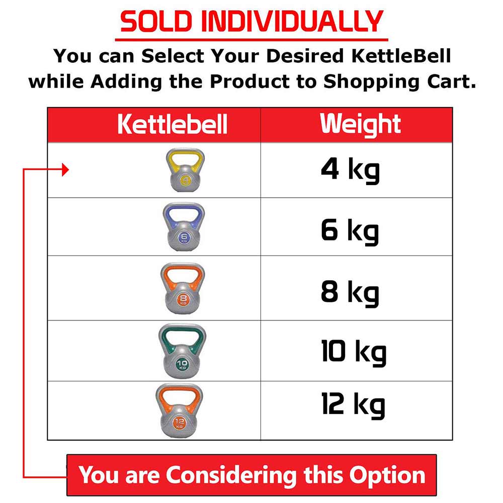 Fitsy Kettelbell,  Orange  8 kg 