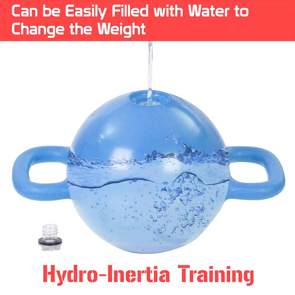 Fitsy Adjustable Water Kettlebell,  Blue  6 kg 