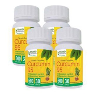 Bhumija Turmeric Curcumin 95 (Pack of 4), 30 capsules