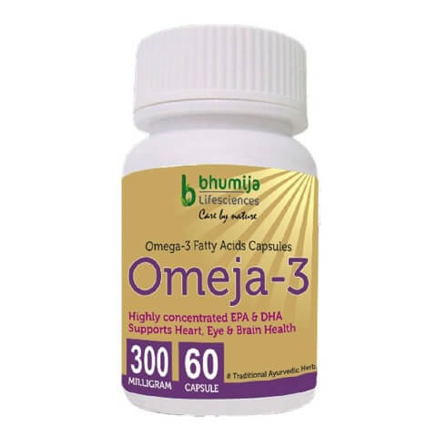 Bhumija Omeja 3 Fatty Acid (300 mg), 60 capsules Bhumija Omeja 3 Fatty Acid (300 mg), 60 capsules