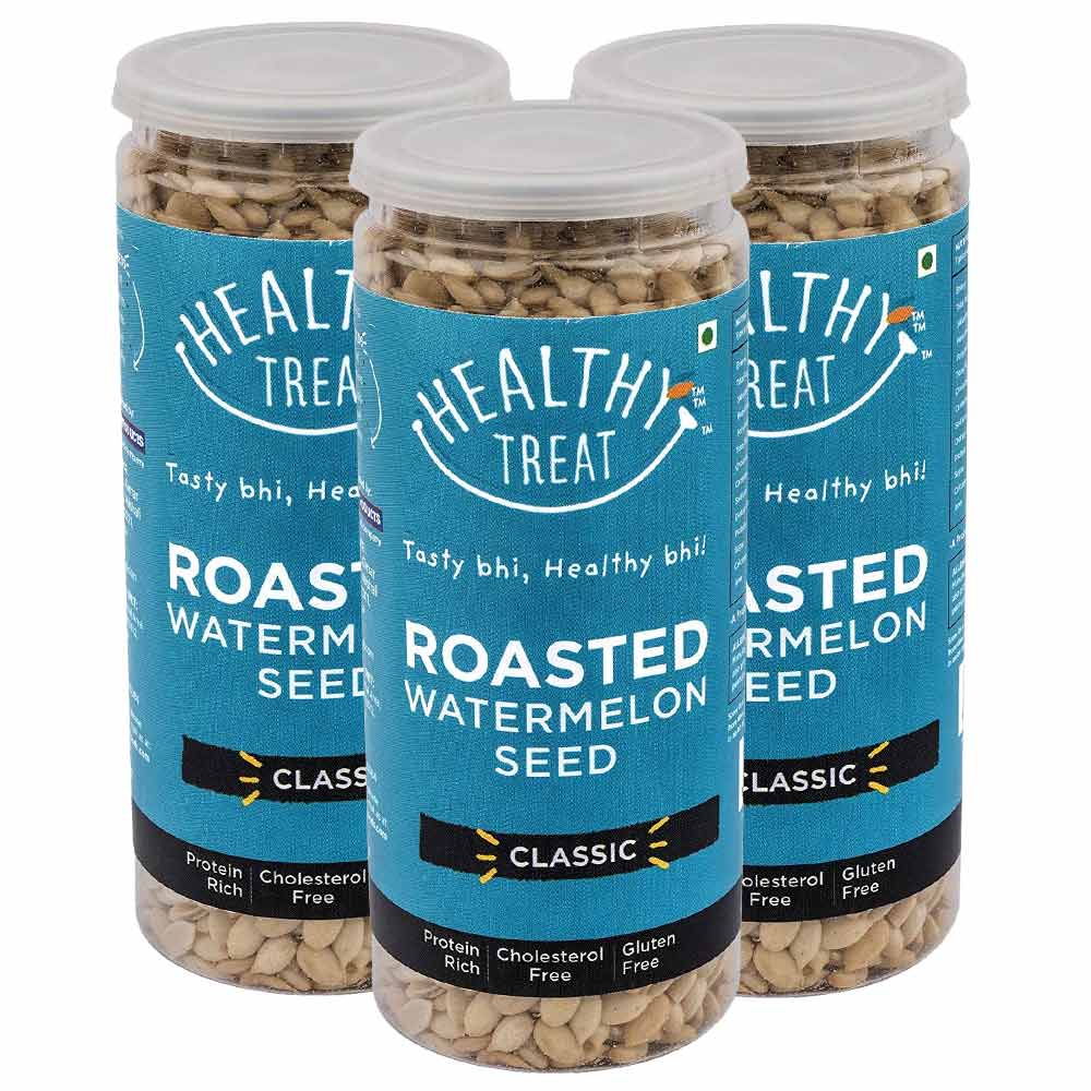 Healthy Treat Roasted Watermelon Seeds (Pack of 3),  Classic  0.125 kg 