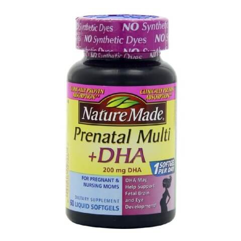 Nature Made Prenatal Multi plus DHA,  60 softgels 