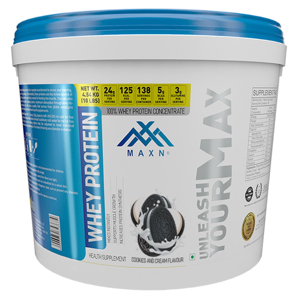 Maxn Whey Protein,  10 lb  Cookies and Cream 