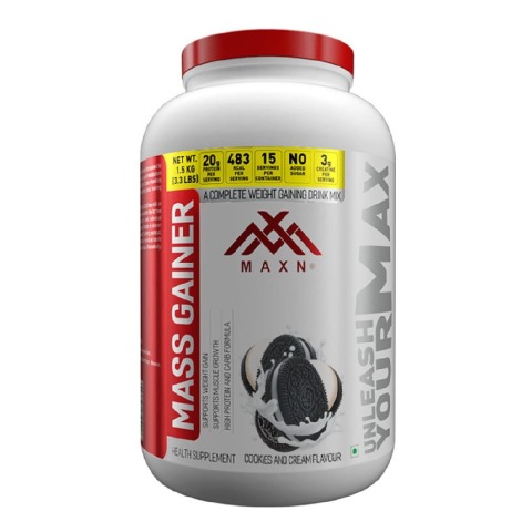 Maxn Mass Gainer,  3.3 lb  Cookies and Cream 
