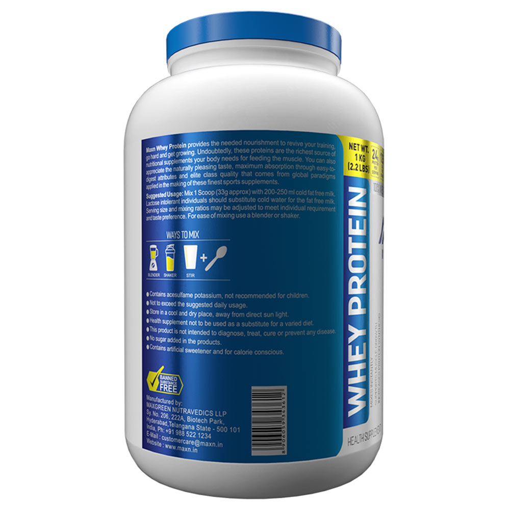 description - Maxn Whey Protein,  2.2 lb  Cookies and Cream 