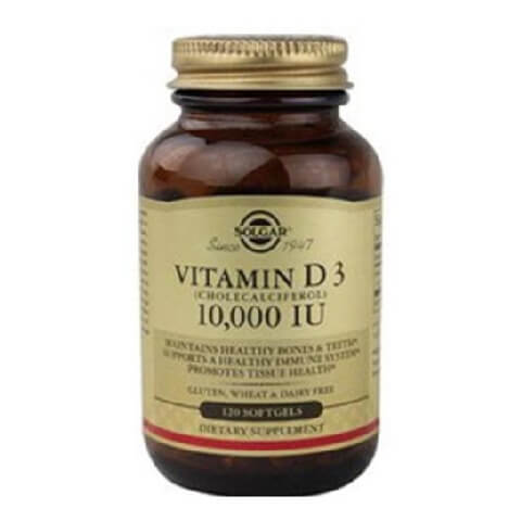 Solgar Vitamin D3 (10,000 IU),  120 softgels 