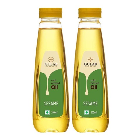 2 - Gulab Cold Pressed Oil Sesame (Pack of 2),  0.2 L 