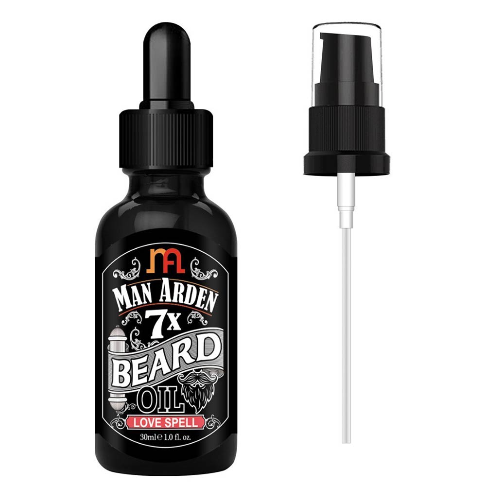 Bottle - Man Arden 7X Beard Oil,  30 ml  Love Spell 