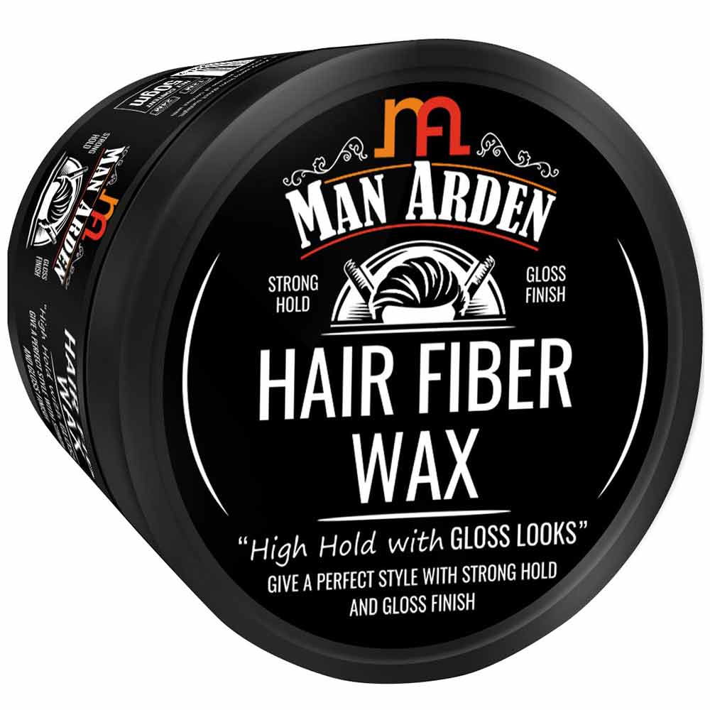 Side - Man Arden Hair Fiber Wax,  50 g  Strong Hold with Gloss Finish 