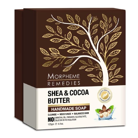 2 - Morpheme Remedies Handmade Luxury Soap, 125 g Shea & Cocoa Butter