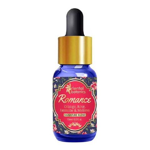 10 - Oriental Botanics Romance Aroma Therapy Diffuser Oil,  15 ml  Orange, Rose, Jasmine & Melissa 