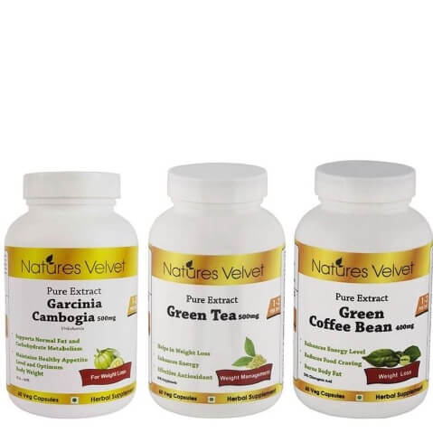 Natures Velvet Fat Burner Combo, 60 veggie capsule(s) Pack of 3 Natures Velvet Fat Burner Combo, 60 veggie capsule(s) Pack of 3