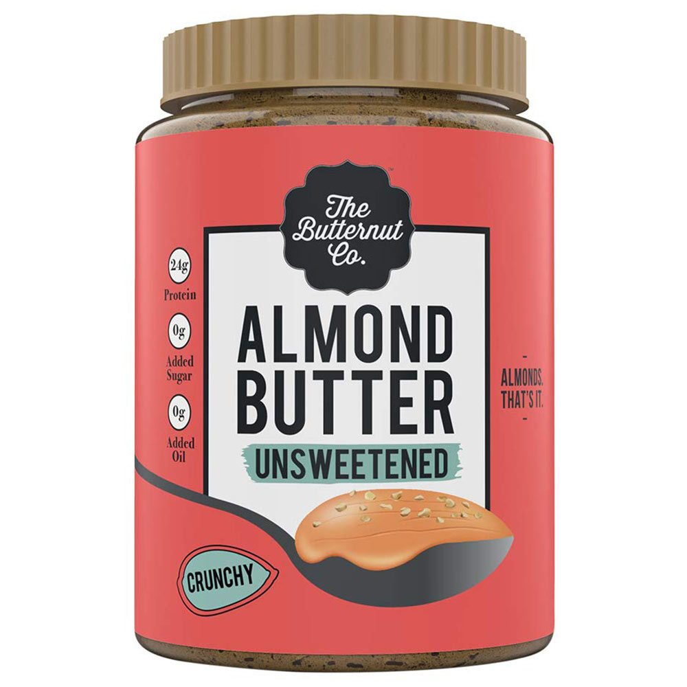 The Butternut Co. Unsweetened Almond Butter,  Crunchy  1 kg 
