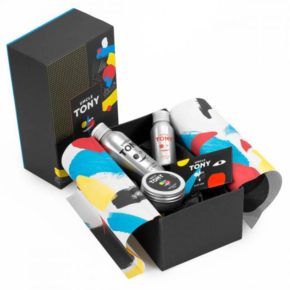 Uncle Tony Beard Kit,  4 Piece(s)/Pack  for All Types of Beard 