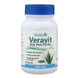 Healthvit Veravit Aloe Vera (470mg), 60 capsules