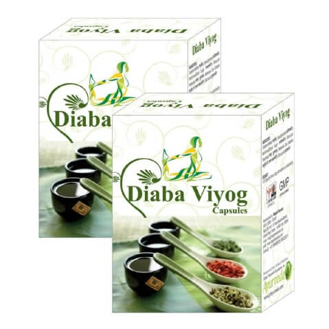 GRF Ayurveda Diaba Viyog (Pack of 2),  50 capsules 