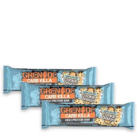 Grenade Carb Killa High Protein Bar,  3 Piece(s)/Pack  Chocolate Chip Cookie Dough 