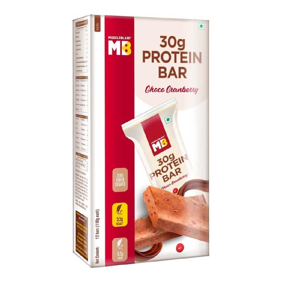 muscleblaze protein bar 30g price