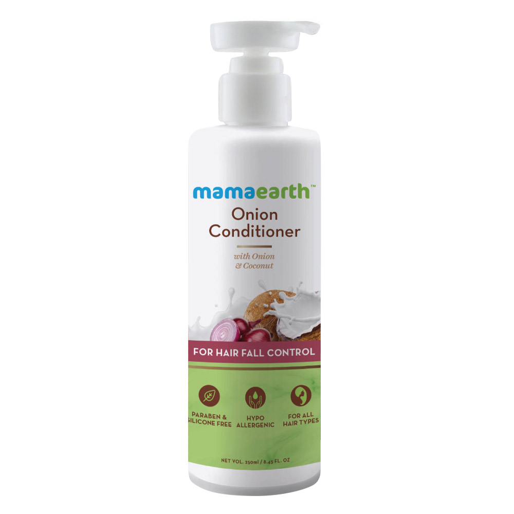 2 - Mamaearth Onion Conditioner,  250 ml  with Onion & Coconut Oil for Hair Fall Control 