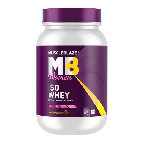 5 - MuscleBlaze Iso-Whey Women Protein OP,  2.2 lb  Chocolate 