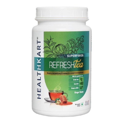 4 - HealthKart Refresh Tea OP, 0.2 kg Ginger Honey