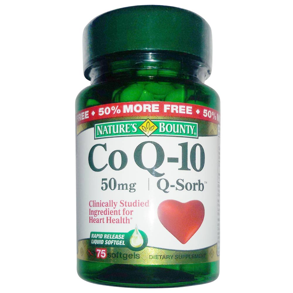 Nature's Bounty Co Q-10 plus Q-Sorb (50 mg), 75 softgels