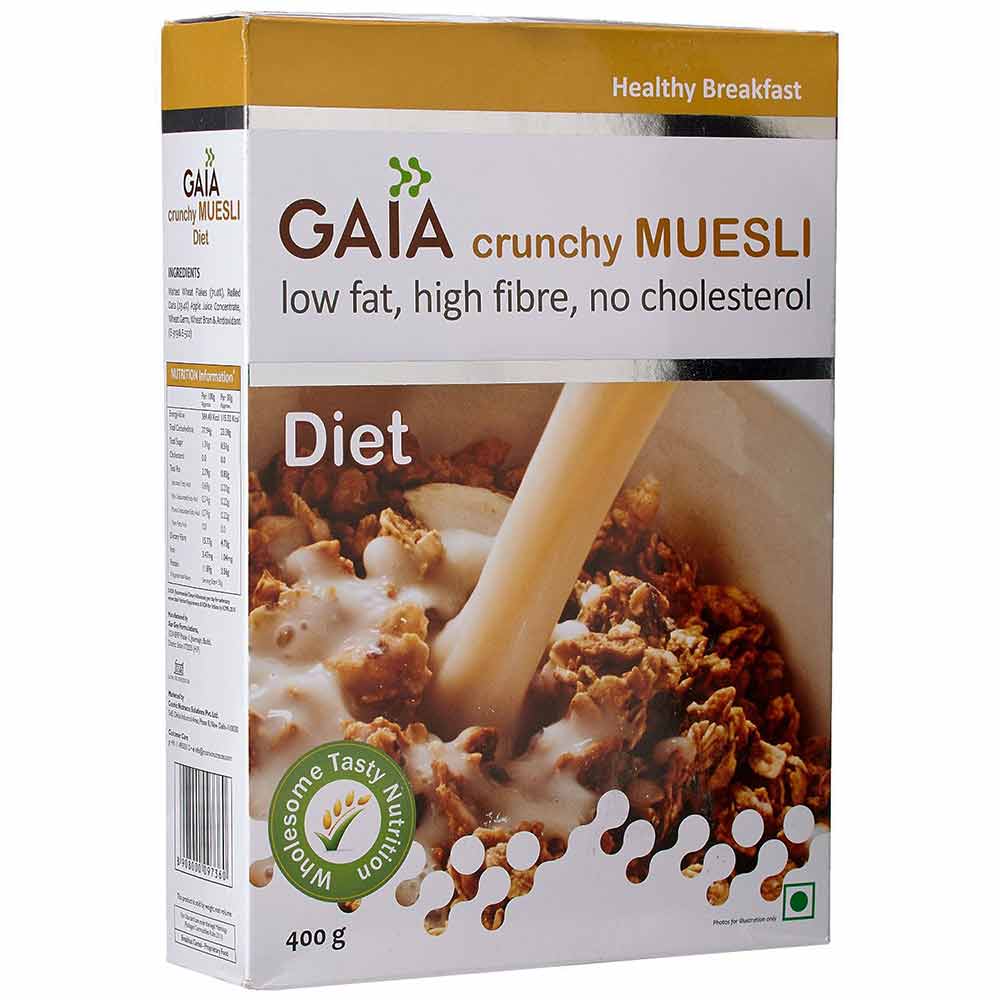 GAIA Muesli Diet,  0.400 kg  Unflavoured 