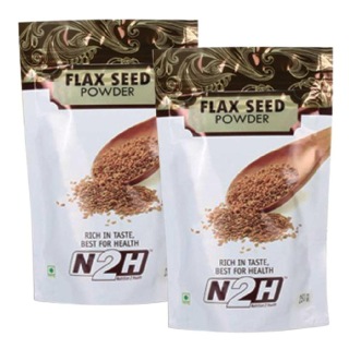 N2H Flax Seed Powder (Pack of 2), 0.250 kg