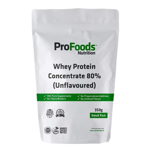 3 - ProFoods Whey Protein Concentrate 80% Powder,  0.77 lb  Unflavoured 