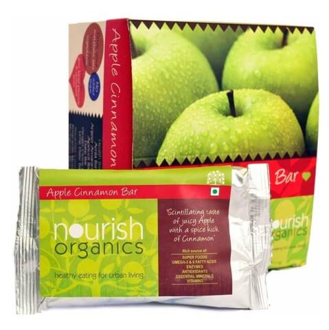 Nourish Organics Apple Cinnamon Bar, 6 Piece(s)/Pack Apple Cinnamon Nourish Organics Apple Cinnamon Bar, 6 Piece(s)/Pack Apple Cinnamon