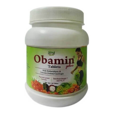 Nirmal Obamin Sliming Tablet (Pack of 2), 180 capsules Unflavoured