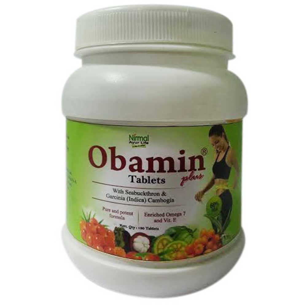 Nirmal Obamin Sliming Tablet (Pack of 2), 180 capsules Unflavoured