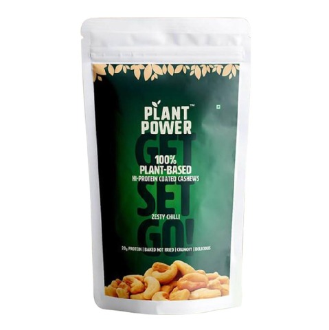 1 - Plant Power Hi Protein Coated Cashews, Zesty Chilli 0.5 kg