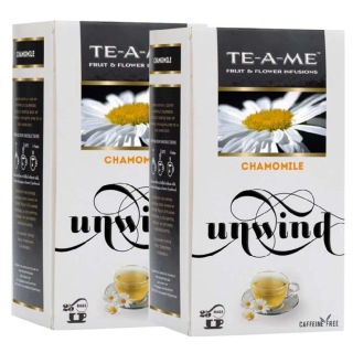 TE-A-ME Chamomile Tea (Pack of 2), Chamomile Infusion 25 Piece(s)/Pack