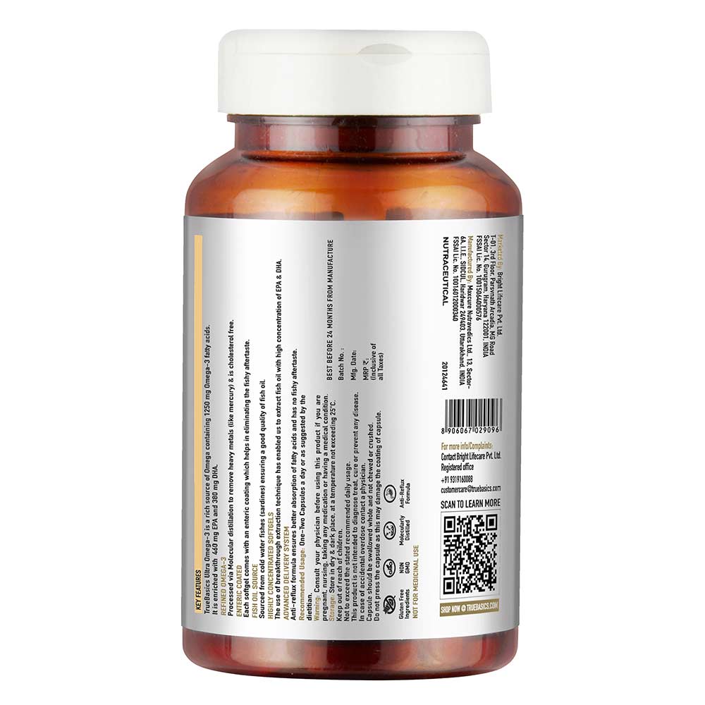 5 - TrueBasics Multivit Men with Ultra Omega 3,  2 Piece(s)/Pack  Unflavoured 