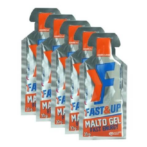 Fast & Up Malto Gel Fast Energy (Pack of 5), 30 g Orange Fast & Up Malto Gel Fast Energy (Pack of 5), 30 g Orange