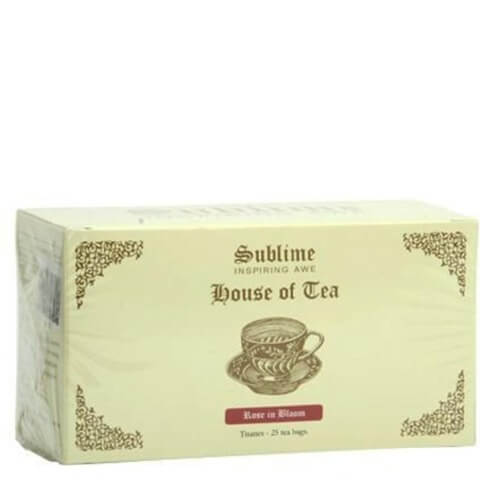 Sublime House of Tea Herbal Tea, Rose In Bloom 50 g Sublime House of Tea Herbal Tea, Rose In Bloom 50 g