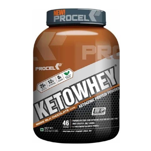 Procel Ketowhey Ketogenic Protein Powder,  4.4 lb  Swiss Milk Chocolate