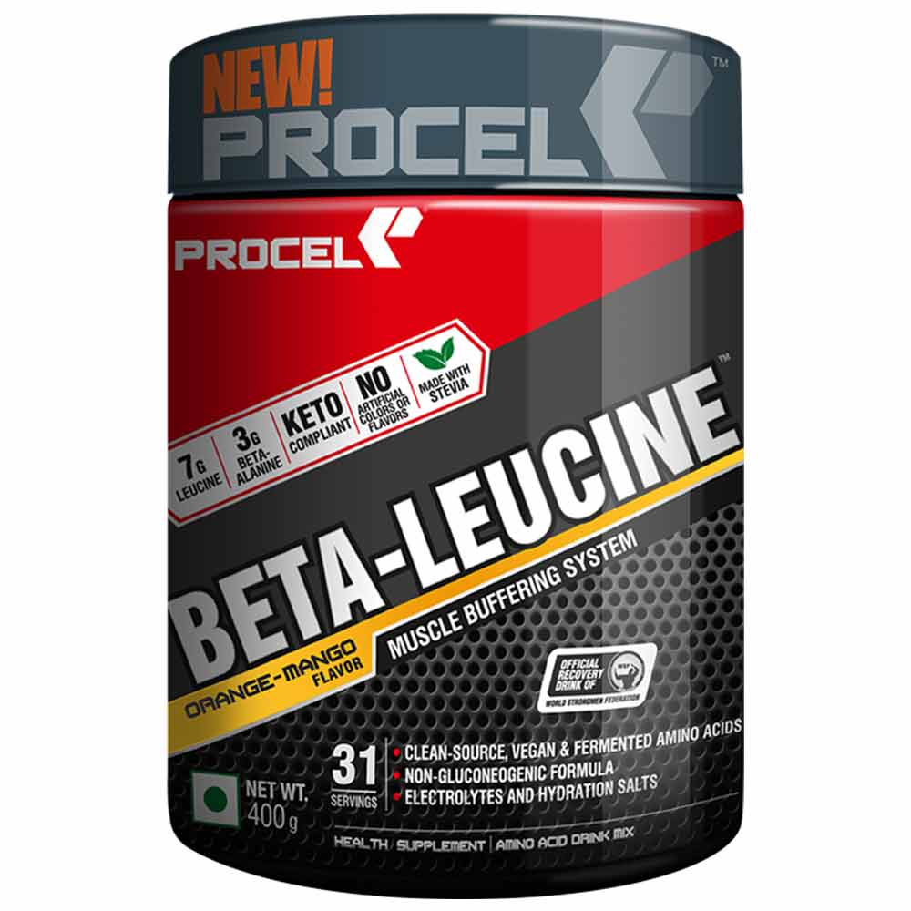 1 - Procel Beta Leucine,  0.88 lb  Orange Mango 