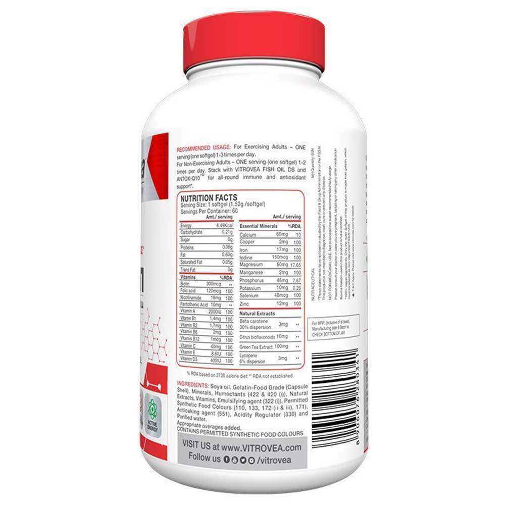 supplementinfo - Vitrovea Daily Multi,  60 softgels  Unflavoured 