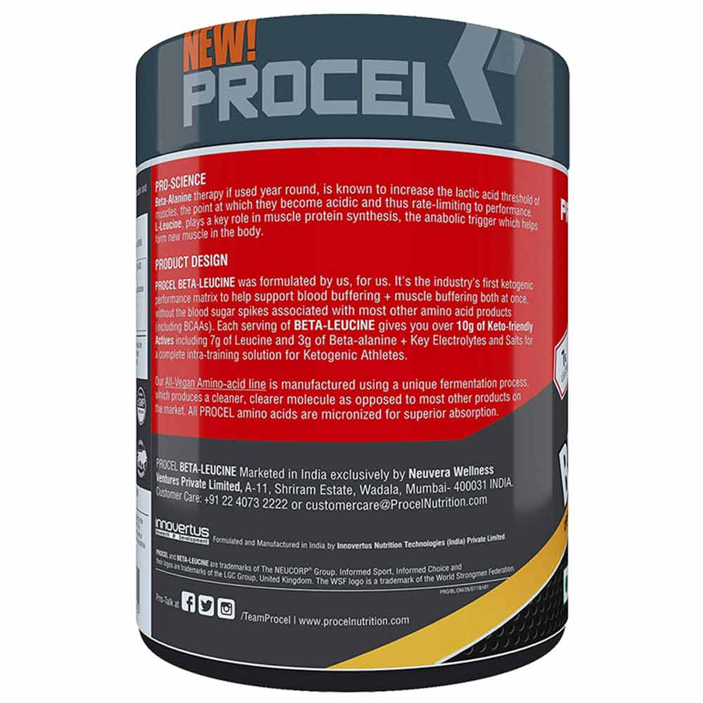 back - Procel Beta Leucine,  0.88 lb  Orange Mango 