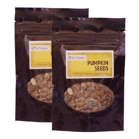 By Nature Pumpkin Seeds (Pack of 2), Unflavoured 50 g By Nature Pumpkin Seeds (Pack of 2), Unflavoured 50 g