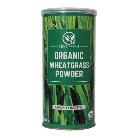 Geo Fresh Organic Wheat Grass Powder, 0.240 kg