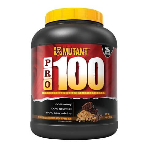 Mutant Pro 100 Shake,  4 lb  Peanut Butter Chocolate Chip 