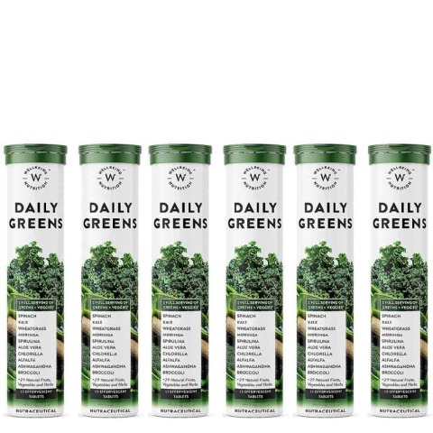 1 - Wellbeing Nutrition Daily Greens Pack of 6,  15 tablet(s) 