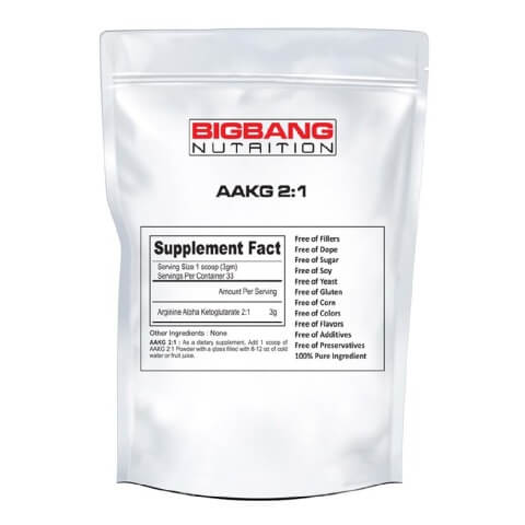 BigBang Nutrition AAKG 2:1, 0.22 lb Unflavoured BigBang Nutrition AAKG 2:1, 0.22 lb Unflavoured