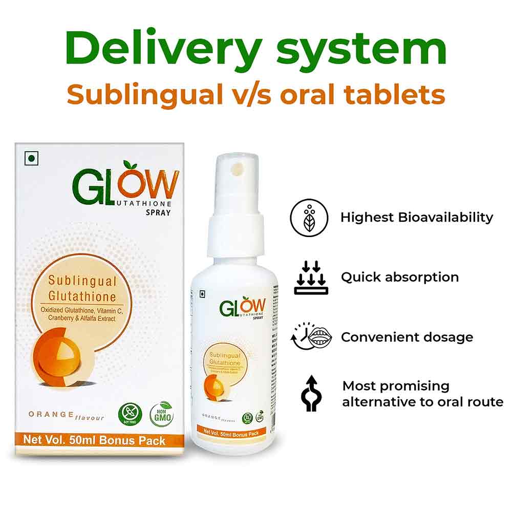 GlowGlutathione 2 in 1 Dermatologist Formulated,  50 ml  Orange 