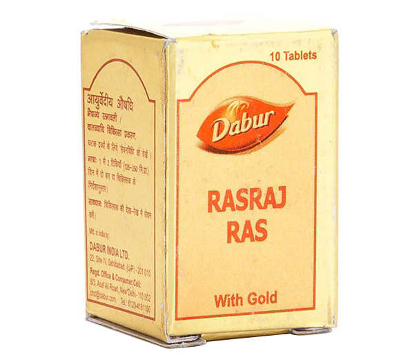 Dabur Rasraj Ras with Gold,  10 tablet(s) 